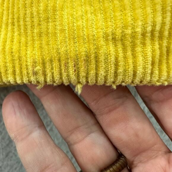 Anthropologie Maeve‎ Size 0 Yellow Corduroy Pencil Skirt Lined Casual - Picture 4 of 5